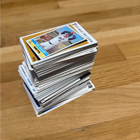 Vintage Baseball Card Lot - 1976 Topps Tom Seaver HOF, 1984 Topps Etc - Picture 7 of 8